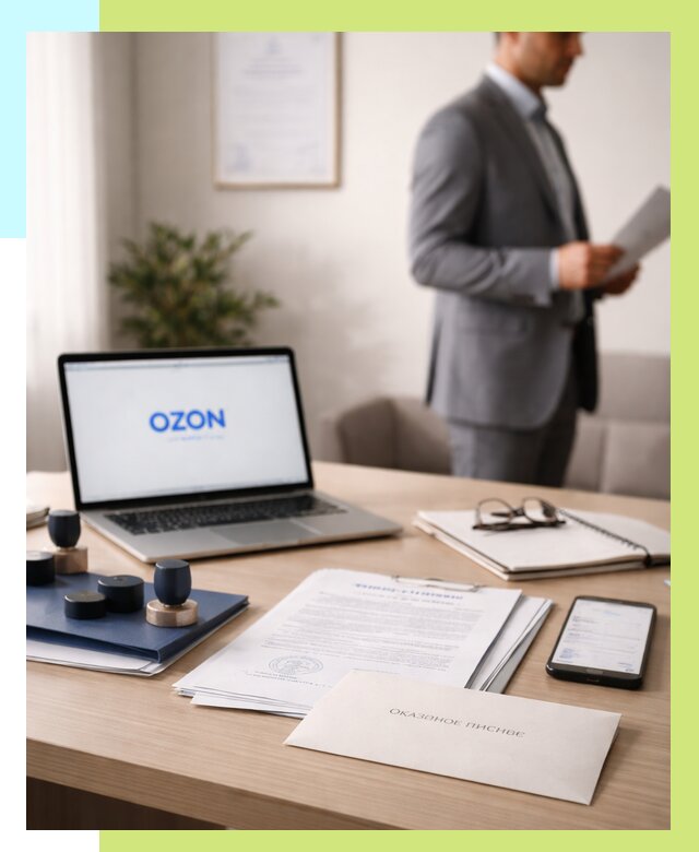 Отказное письмо для Ozon в Щербинке от 3564 р. | Сертэкс