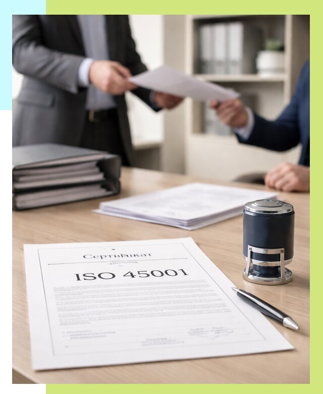 Сертификат ISO 45001 в Щербинке под ключ от 45819 р. | Сертэкс